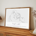 Load image into Gallery viewer, Personalized Line Art - Affection Nook At You Matte Paper Rolled Art