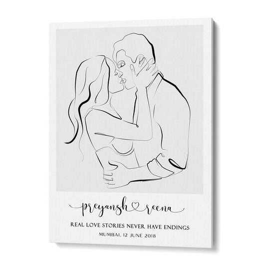 Personalized Line Art - Kiss Nook At You