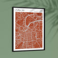 Load image into Gallery viewer, Map Art - Burnt Orange - Modern #2 Wall Journals