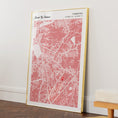 Load image into Gallery viewer, Map Art - Baby Pink - Modern #2
