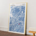 Load image into Gallery viewer, Map Art - Powder Blue - Modern #2
