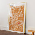 Load image into Gallery viewer, Map Art - Mustard - Modern #2
