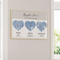 Load image into Gallery viewer, Triple Heart City Map - Powder Blue
