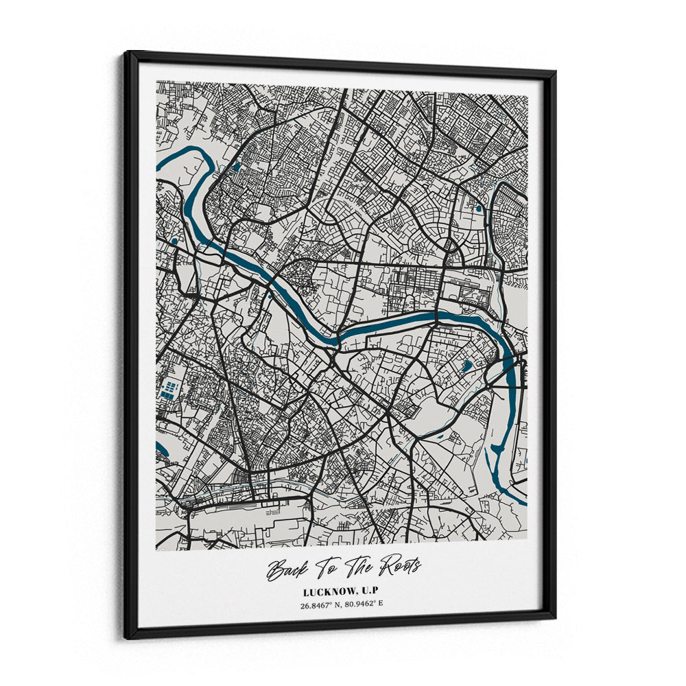 Personalized Map Art Midnight Metropolis