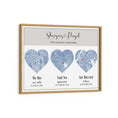 Load image into Gallery viewer, Triple Heart City Map - Powder Blue Wall Journals  
