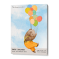 Load image into Gallery viewer, Personalized Birth Poster - Baby Bear Wall Journals Canvas Gallery Wrap
