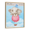 Load image into Gallery viewer, Personalized Birth Poster - Baby Elephant Wall Journals Premium Luster Paper Wooden Frame
