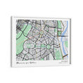 Load image into Gallery viewer, Map Art - The Habitat (Horizontal) Wall Journals Matte Paper White Frame
