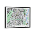 Load image into Gallery viewer, Map Art - The Habitat (Horizontal) Wall Journals Matte Paper Black Frame
