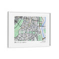 Load image into Gallery viewer, Map Art - The Habitat (Horizontal) Wall Journals Matte Paper White Frame With Mount
