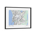 Load image into Gallery viewer, Map Art - The Habitat (Horizontal) Wall Journals Matte Paper Black Frame With Mount
