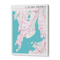 Load image into Gallery viewer, Map Art - Halcyon Blush Wall Journals Canvas Gallery Wrap
