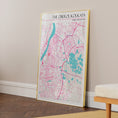 Load image into Gallery viewer, Map Art - Halcyon Blush Wall Journals  
