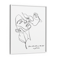 Load image into Gallery viewer, Personalized Line Art - Embrace (White) Nook At You Matte Paper White Frame
