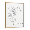Load image into Gallery viewer, Personalized Line Art - Embrace (White) Nook At You Matte Paper Wooden Frame
