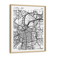 Load image into Gallery viewer, Map Art - White - Modern #2 Wall Journals Matte Paper Wooden Frame
