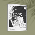 Load image into Gallery viewer, Map Art - White - Modern #1 Wall Journals  
