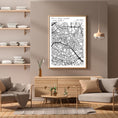 Load image into Gallery viewer, Map Art - White - Modern #2 Wall Journals  
