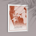 Load image into Gallery viewer, Map Art - Burnt Orange - Classic Wall Journals  
