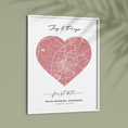 Load image into Gallery viewer, Map Art - Baby Pink - Love Wall Journals  
