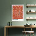 Load image into Gallery viewer, Map Art - Burnt Orange - Pantone Wall Journals  
