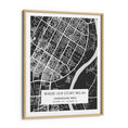 Load image into Gallery viewer, Map Art - Slate Grey - The Executive Wall Journals Matte Paper Wooden Frame
